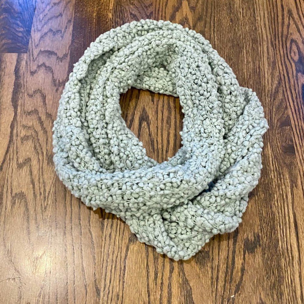 ecote Chunky Knit Teal Blue Scarf